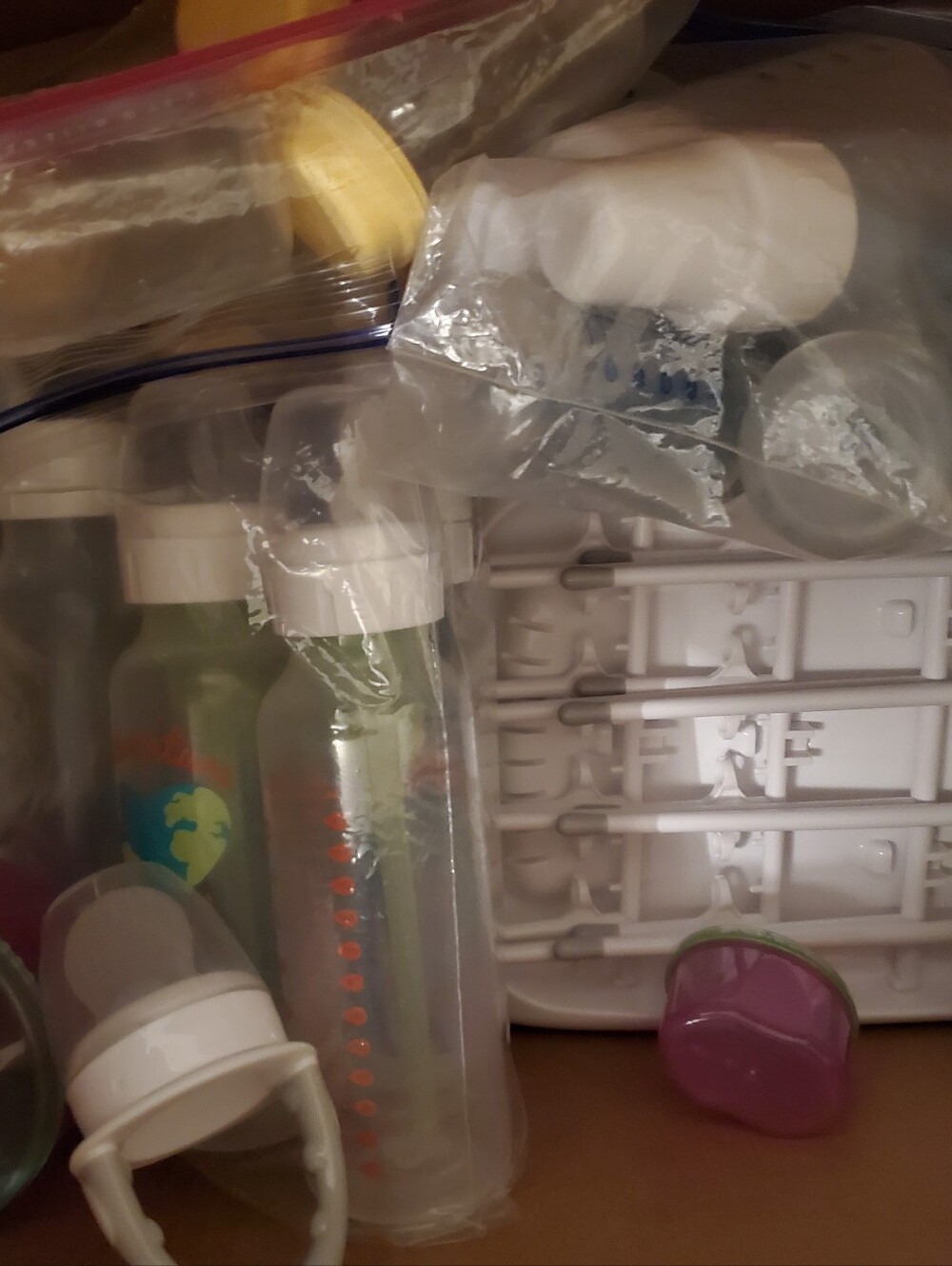 Bottles , Drying Racks , Nipples